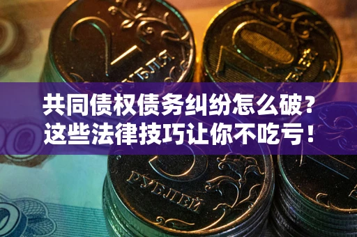 武汉共同债权债务纠纷怎么破？这些法律技巧让你不吃亏！