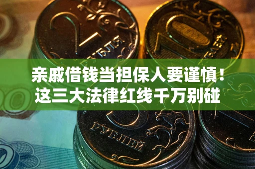 武汉亲戚借钱当担保人要谨慎！这三大法律红线千万别碰