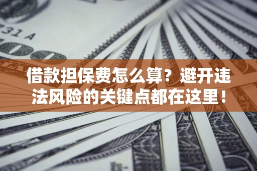 武汉借款担保费怎么算？避开违法风险的关键点都在这里！