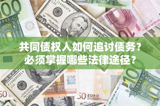 武汉共同债权人如何追讨债务？必须掌握哪些法律途径？