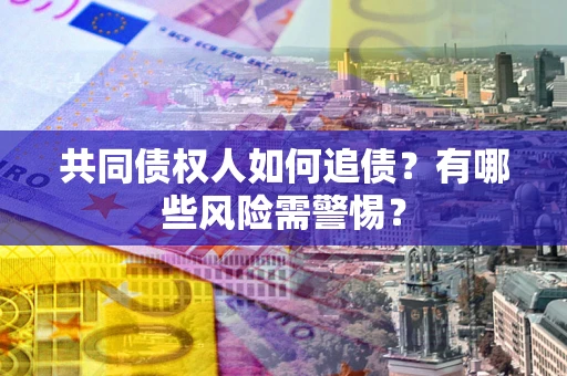 武汉共同债权人如何追债？有哪些风险需警惕？