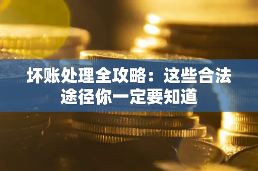 武汉坏账处理全攻略：这些合法途径你一定要知道