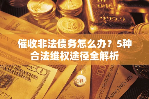 武汉催收非法债务怎么办？5种合法维权途径全解析
